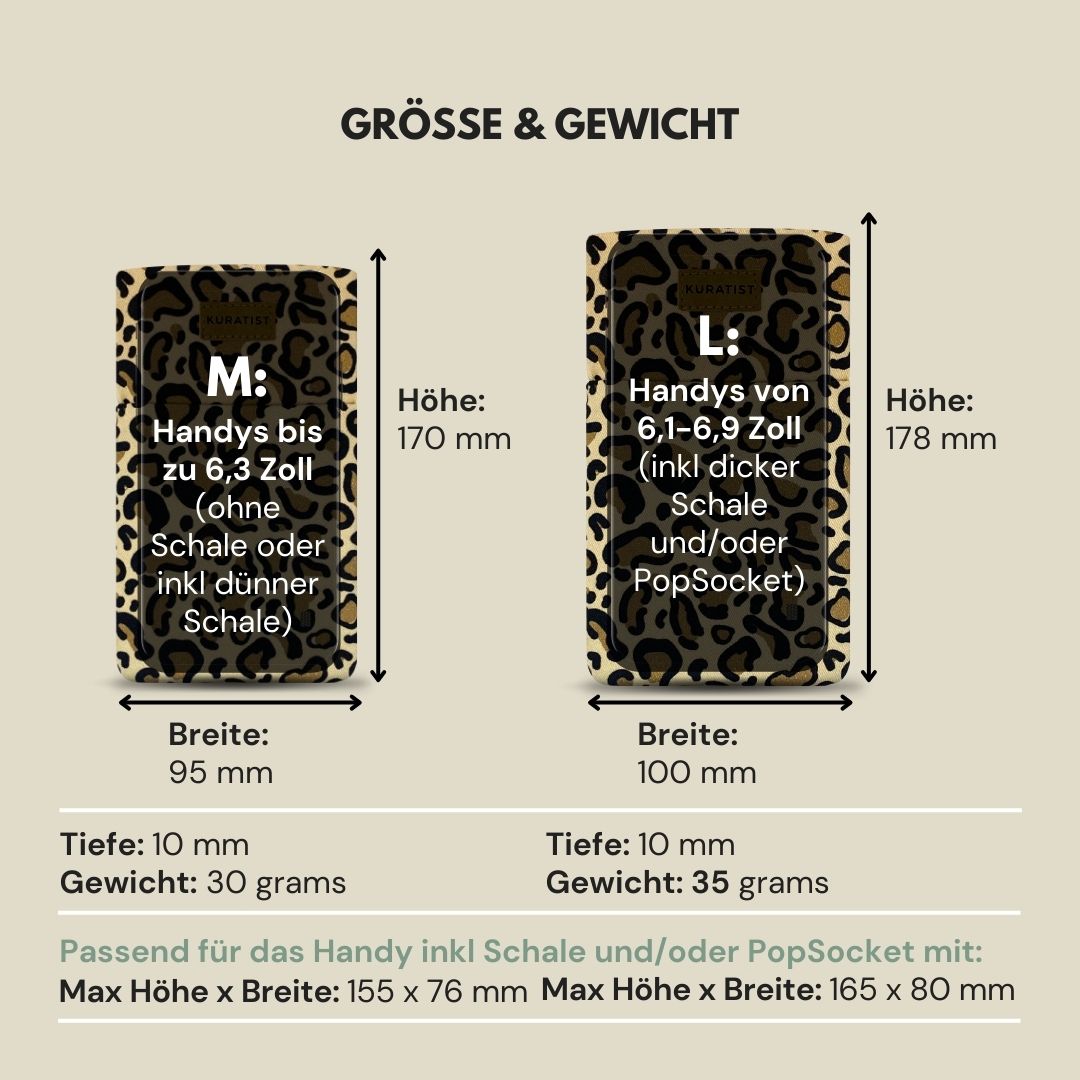 AHOI Handytasche - Handytaschen - Beige Leopard - Kuratist
