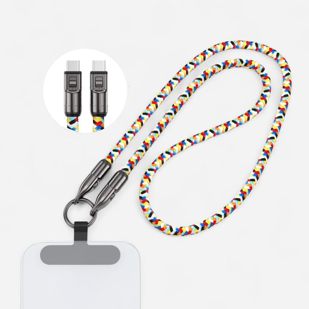LYRA – 2 in 1 Handykette mit USB-C Ladekabel