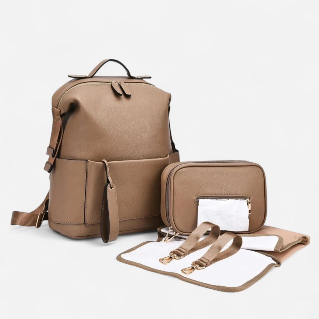 FENJA Multifunktionale Wickeltasche aus veganem Leder