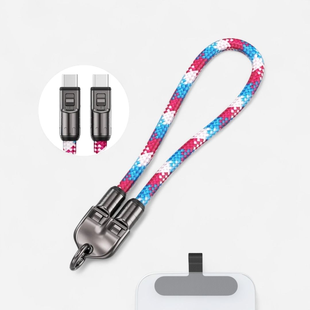LYRA – 2 in 1 Handykette mit USB-C Ladekabel
