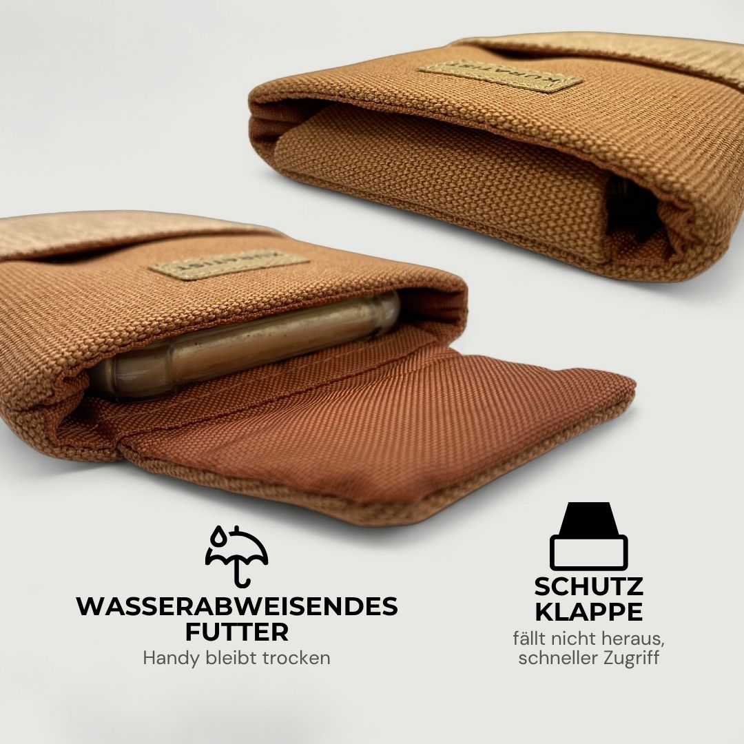 AHOI Handytasche - Handytaschen - Cord Clay Dune - Kuratist