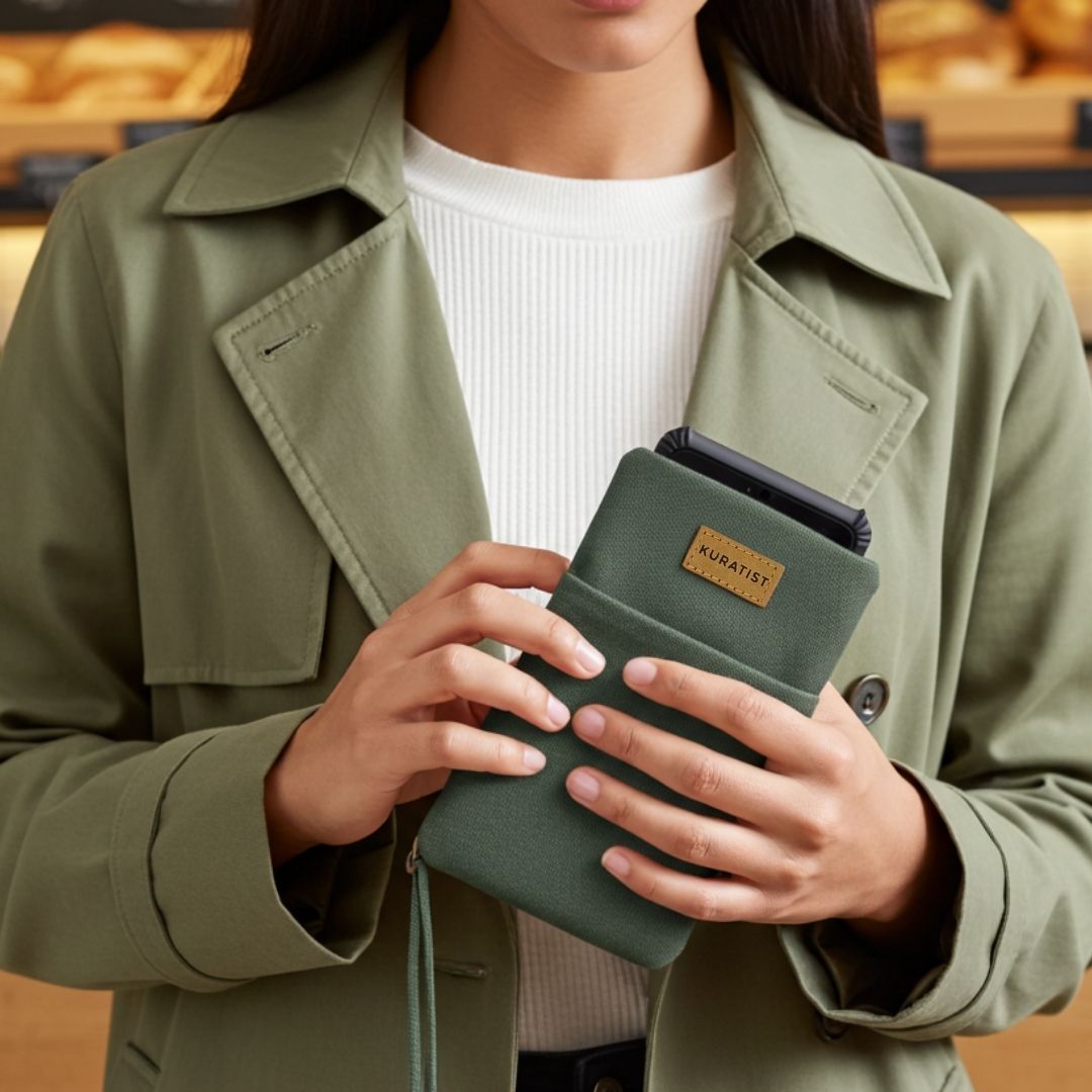 AHOI Handytasche - Handytaschen - Pine - Kuratist