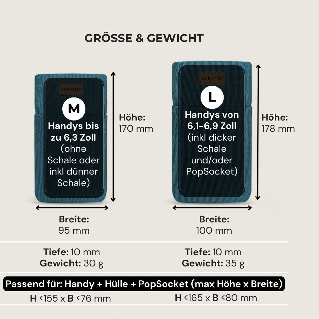 AHOI Handytasche - Handytaschen - Teal - Kuratist