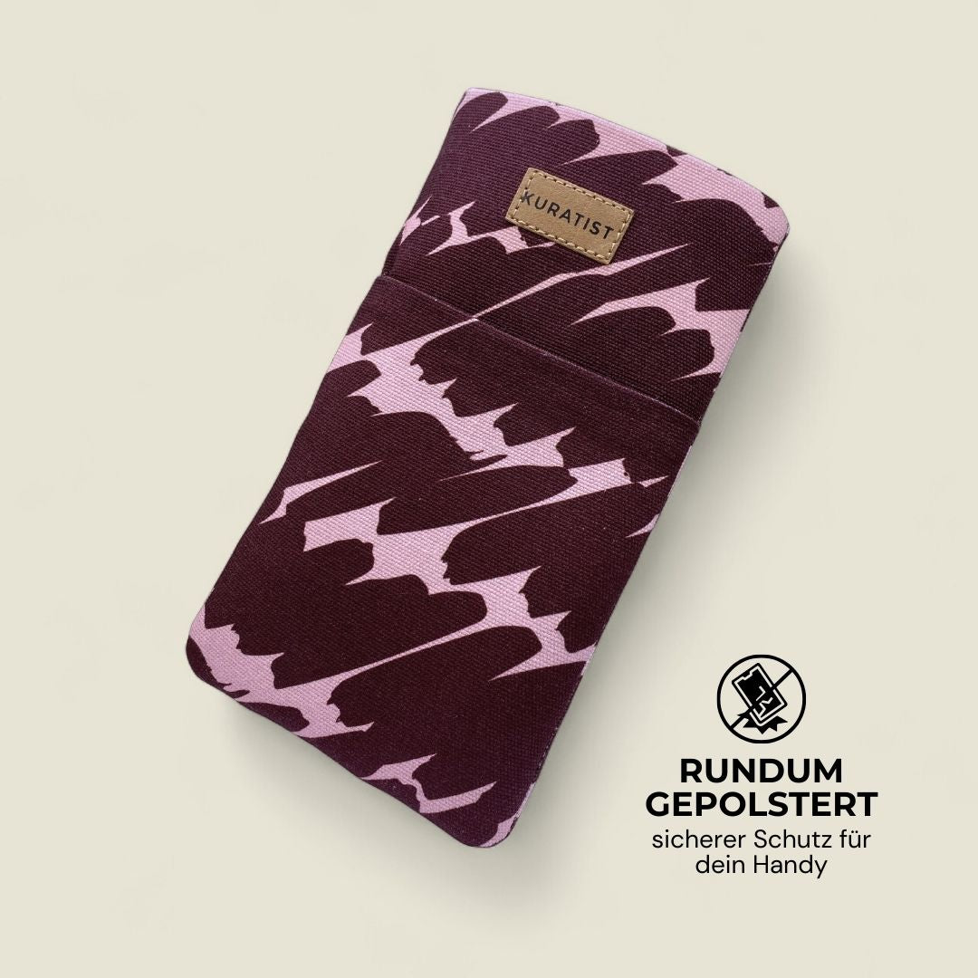 AHOI Handytasche - Handytaschen - Merlot Brush - Kuratist