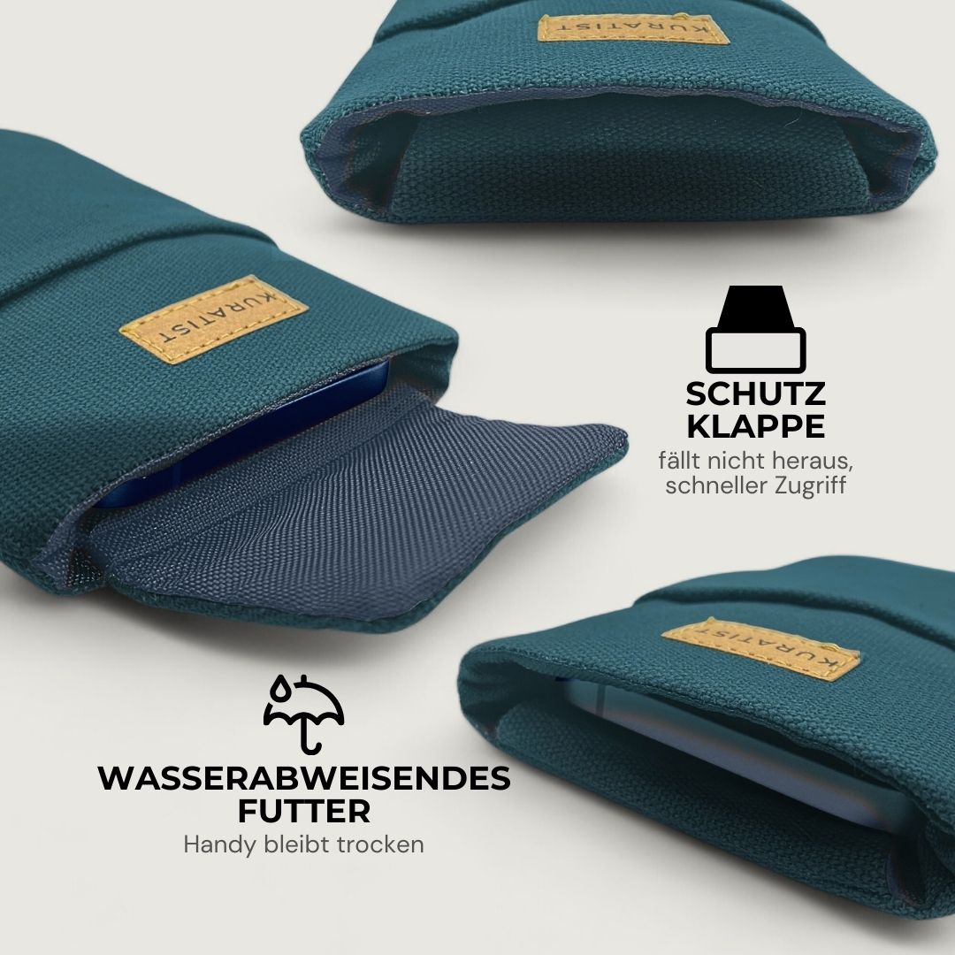 AHOI Handytasche - Handytaschen - Teal - Kuratist