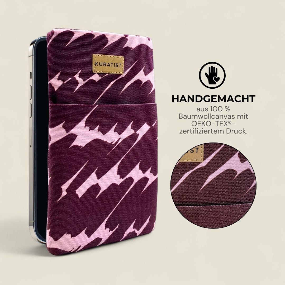 AHOI Handytasche - Handytaschen - Merlot Brush - Kuratist