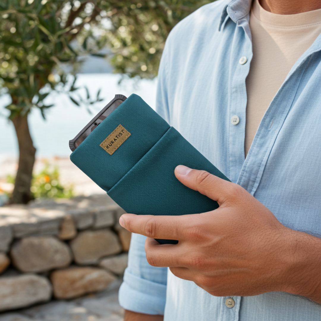 AHOI Handytasche - Handytaschen - Teal - Kuratist