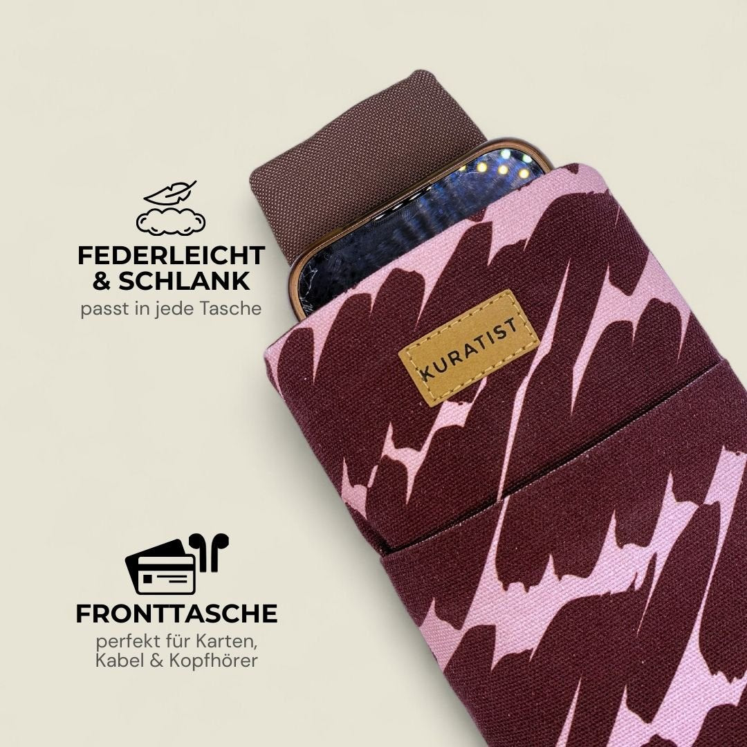 AHOI Handytasche - Handytaschen - Merlot Brush - Kuratist