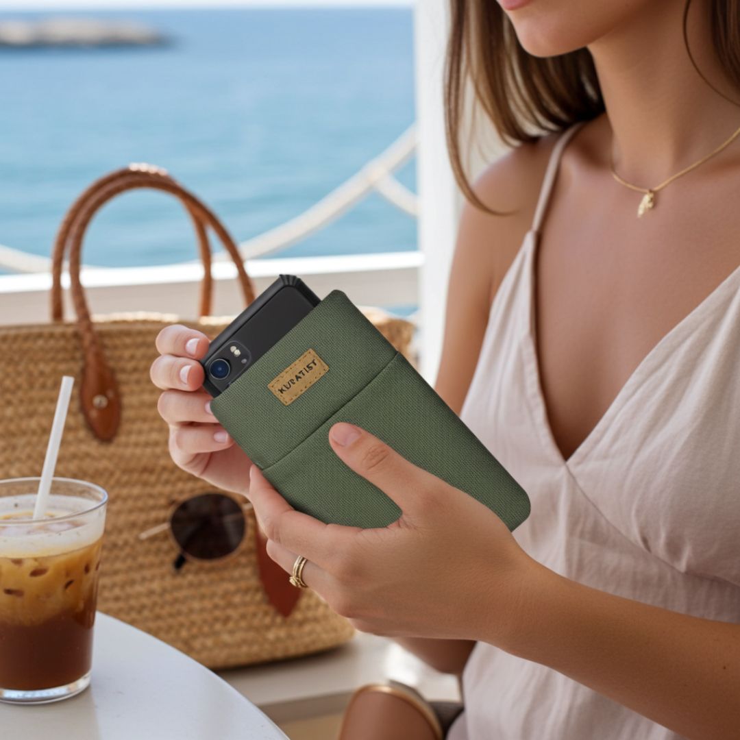 AHOI Handytasche - Handytaschen - Pine - Kuratist