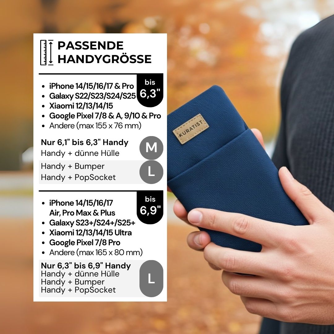 AHOI Handytasche - Handytaschen - Evening Blue - Kuratist