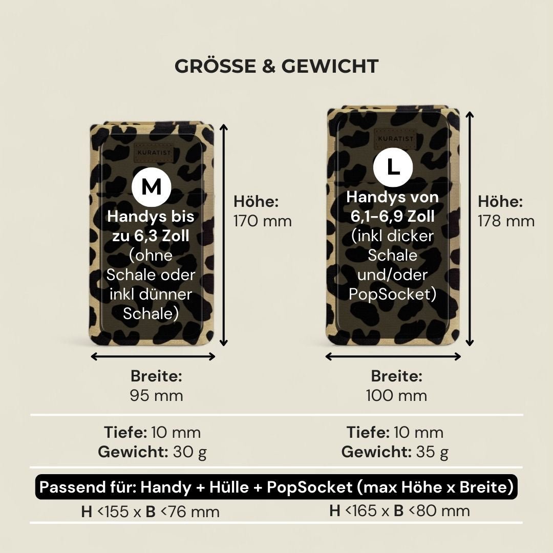 AHOI Handytasche - Handytaschen - Leopard - Kuratist