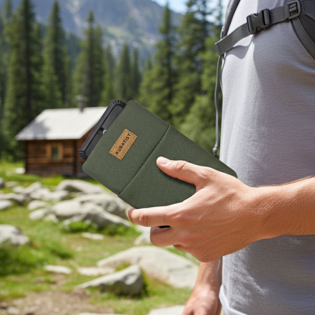 AHOI Handytasche - Handytaschen - Pine - Kuratist