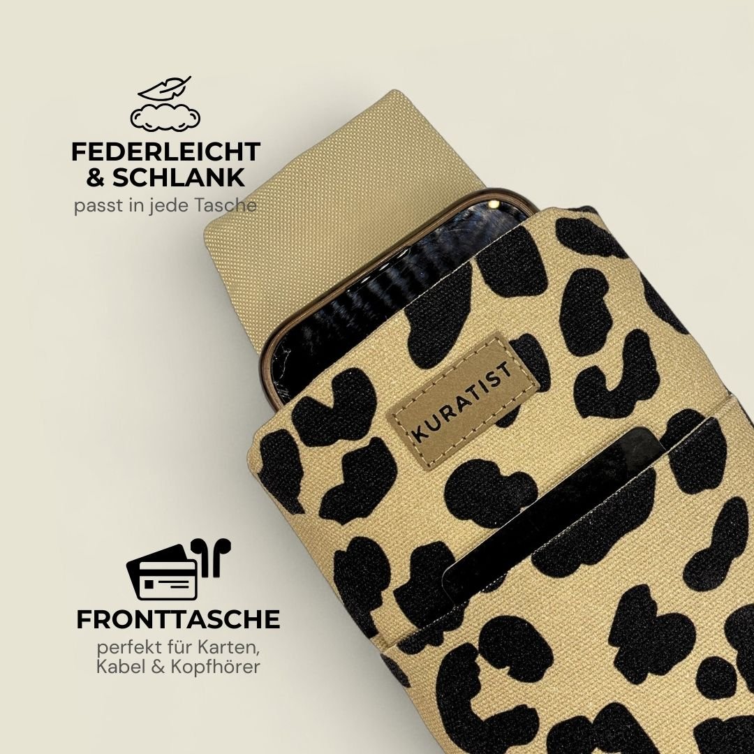AHOI Handytasche - Handytaschen - Leopard - Kuratist
