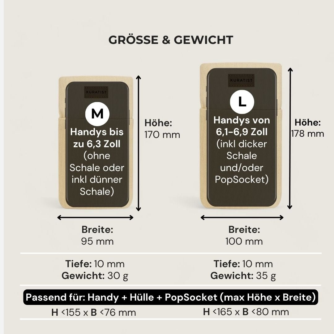 AHOI Handytasche - Handytaschen - Linen - Kuratist