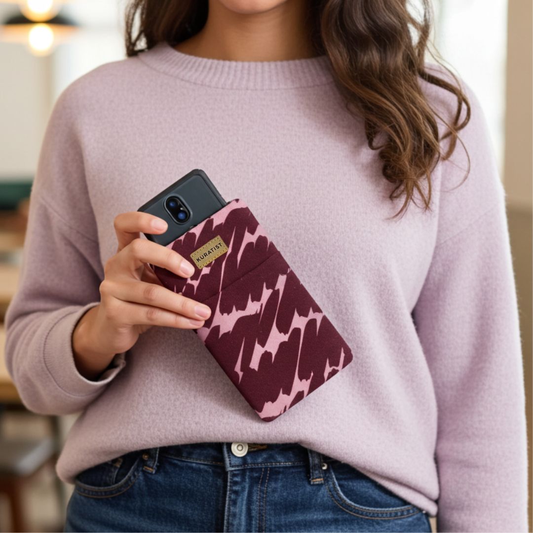 AHOI Handytasche - Handytaschen - Merlot Brush - Kuratist