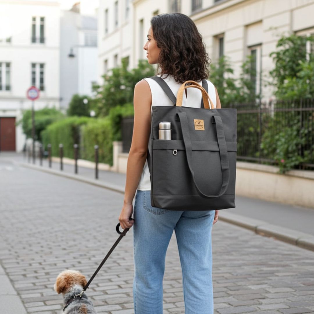 DEERN Totepack - Taschen - Warm Charcoal Cork - Kuratist