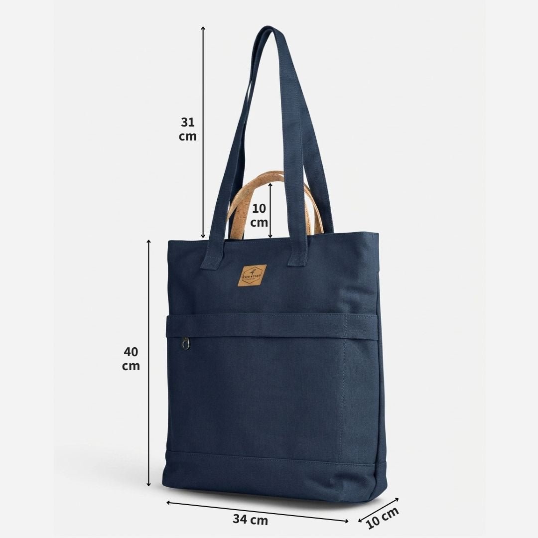 DEERN Totepack - Taschen - Evening Blue Cork - Kuratist