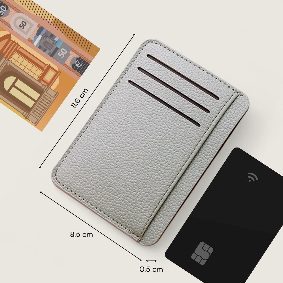 ELVA Ultra - Slim Kartenetui - Kartenetuis - Gray - Kuratist