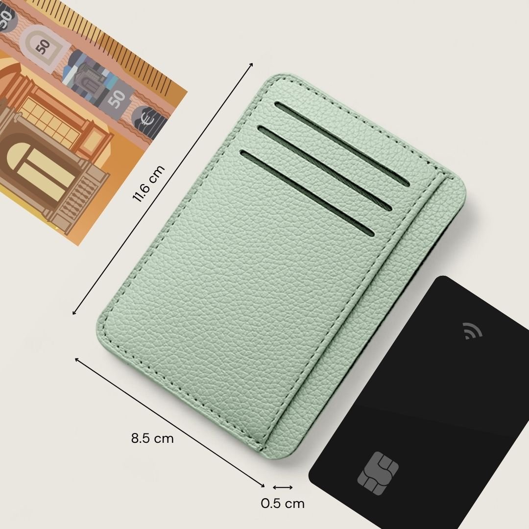 ELVA Ultra - Slim Kartenetui - Kartenetuis - Mint - Kuratist