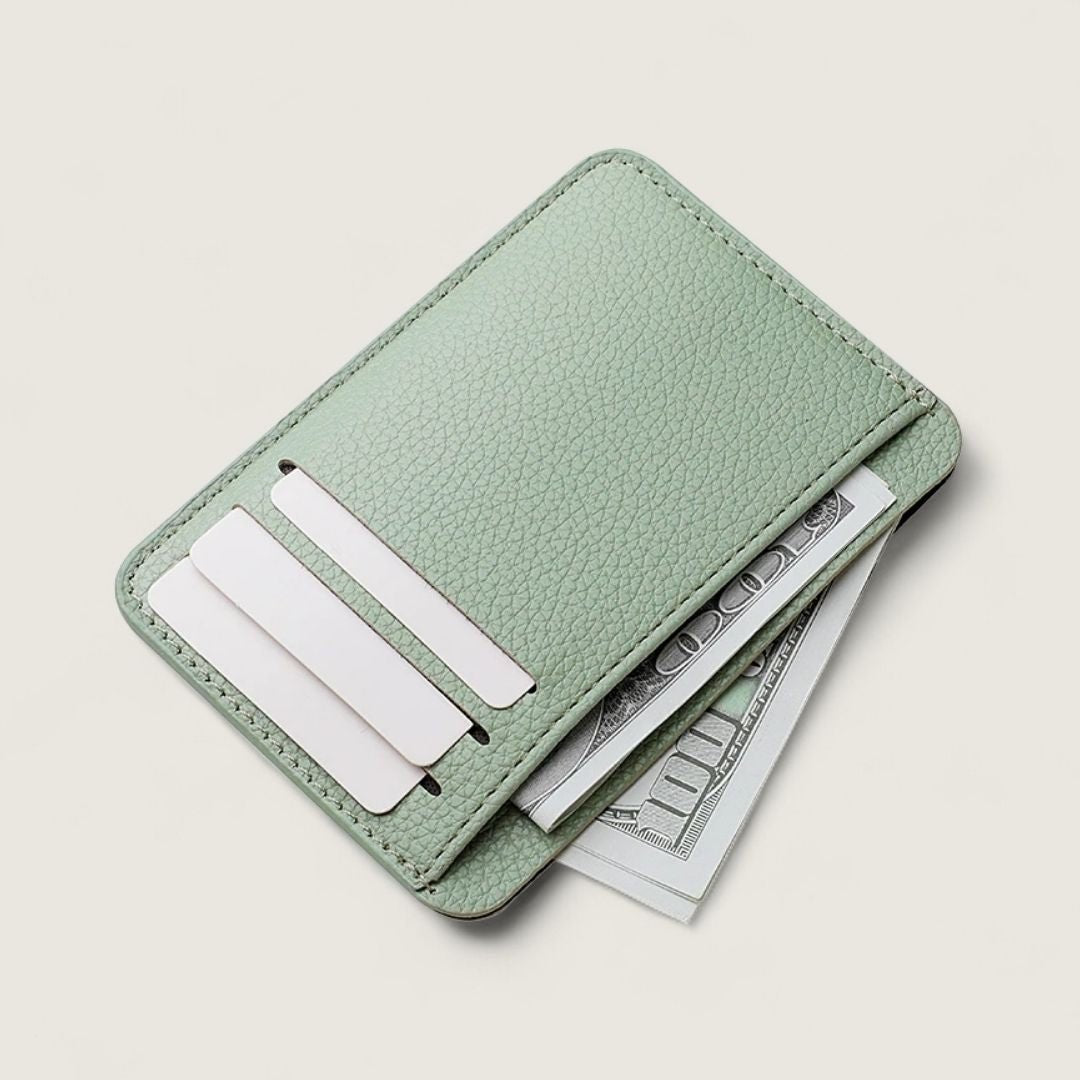 ELVA Ultra - Slim Kartenetui - Kartenetuis - Mint - Kuratist