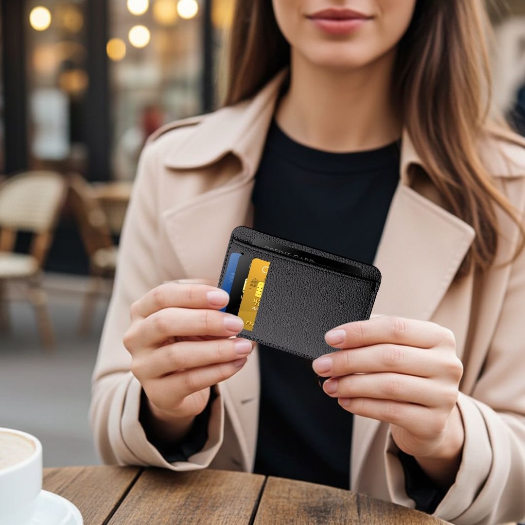 ELVA Ultra - Slim Kartenetui - Kartenetuis - Black - Kuratist