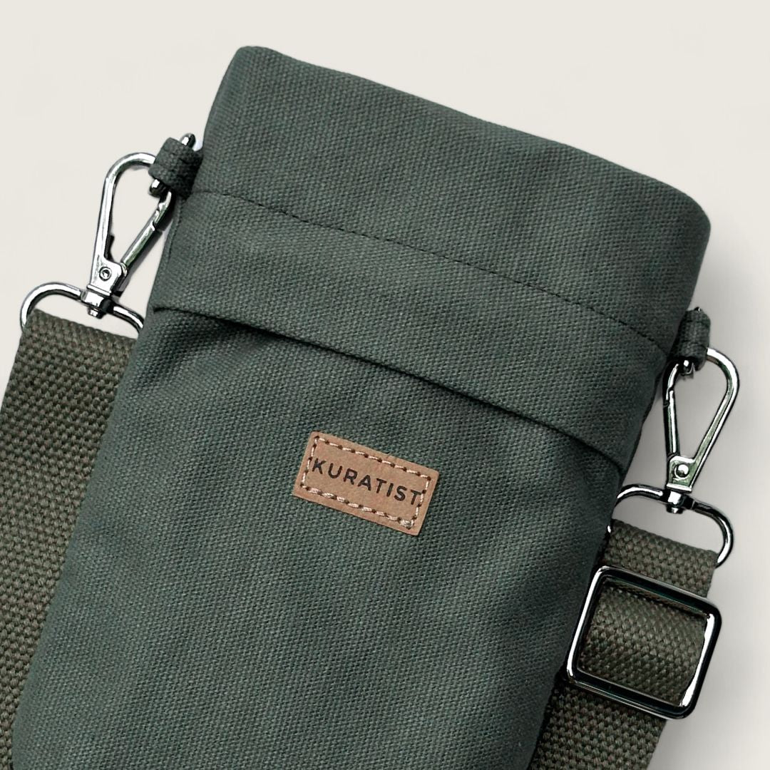 GRETJE MINI Handy Umhängetasche - Umhängetaschen - Pine - Kuratist