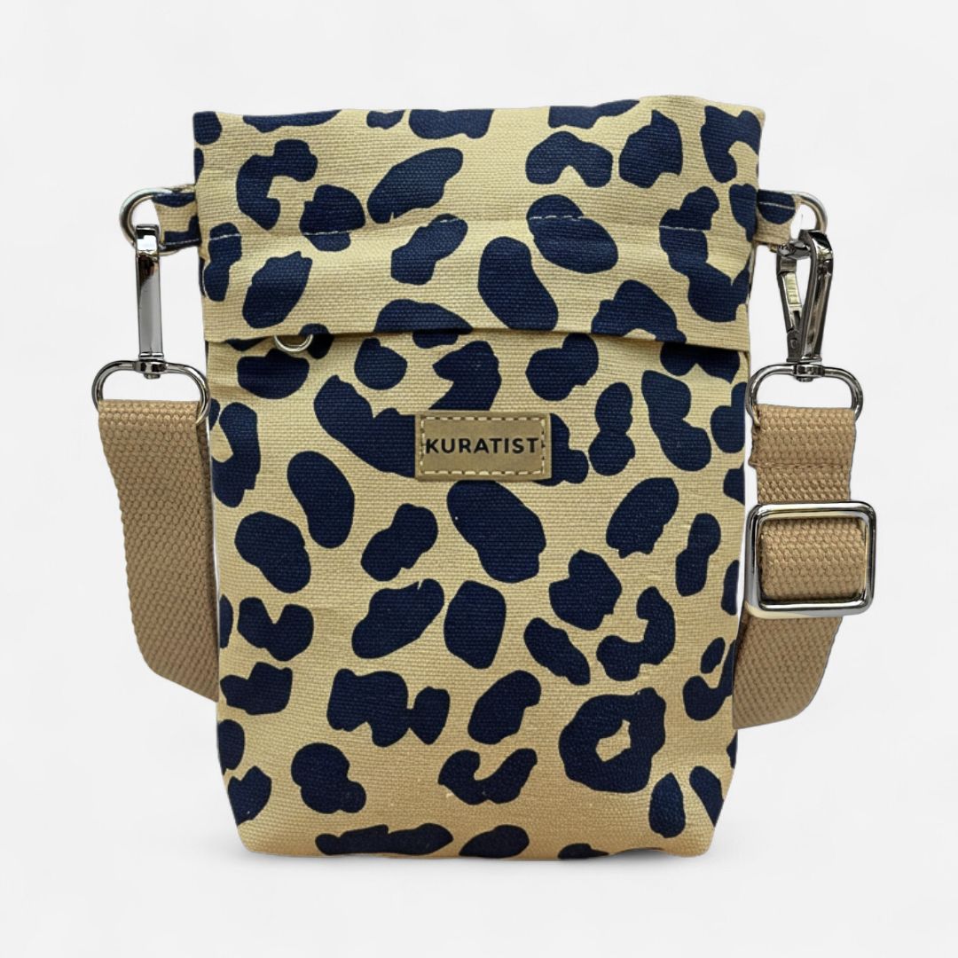 GRETJE MINI Handy Umhängetasche - Umhängetaschen - Leopard - Kuratist
