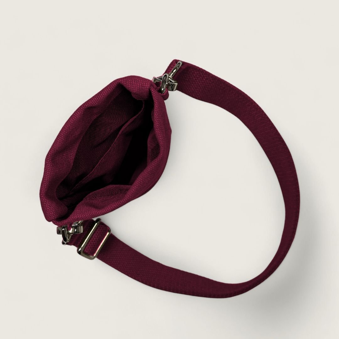 GRETJE MINI Handy Umhängetasche - Umhängetaschen - Burgundy - Kuratist