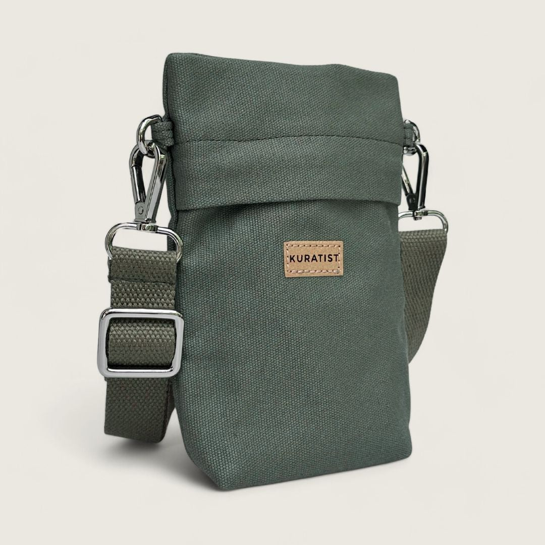 GRETJE MINI Handy Umhängetasche - Umhängetaschen - Pine - Kuratist