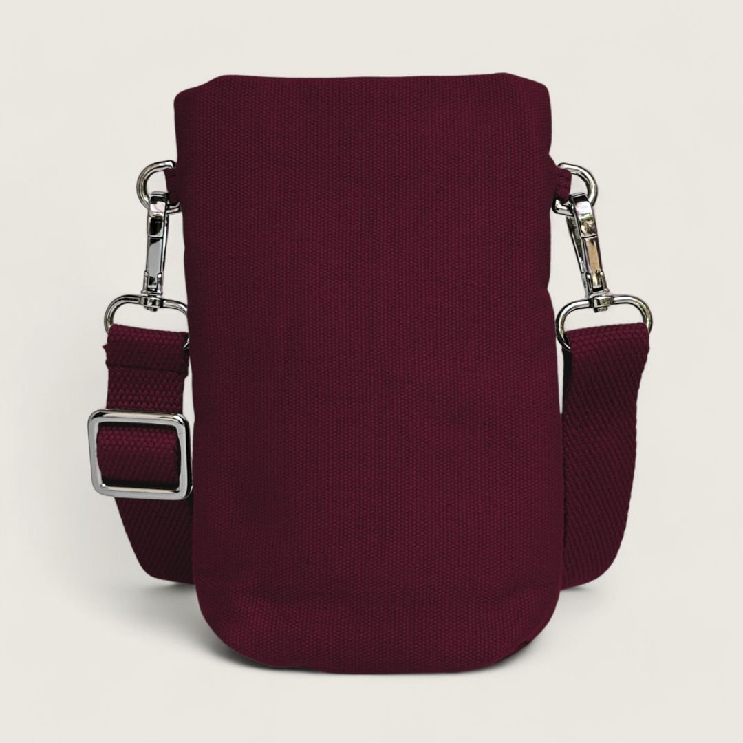 GRETJE MINI Handy Umhängetasche - Umhängetaschen - Burgundy - Kuratist