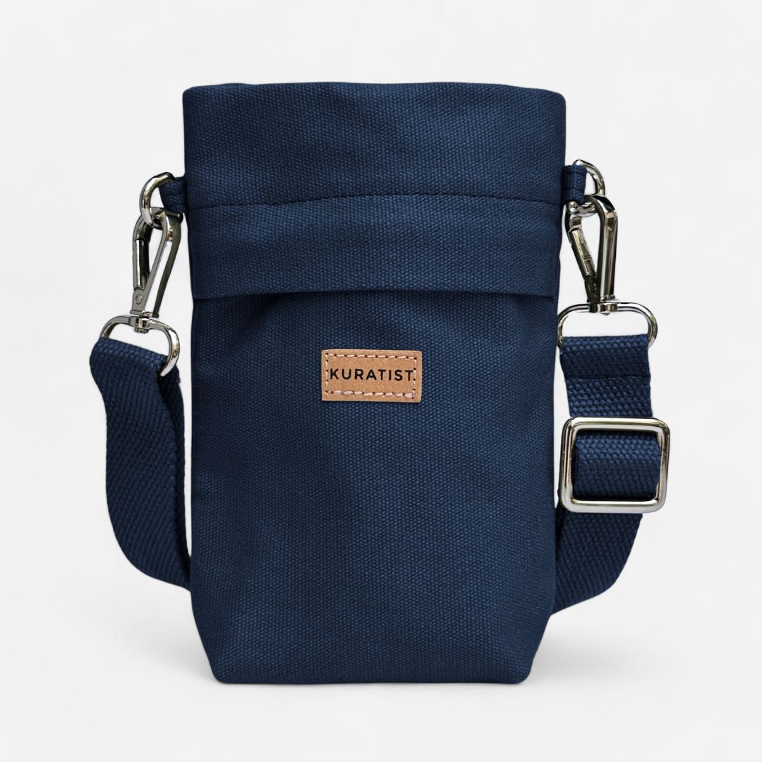 GRETJE MINI Handy Umhängetasche - Umhängetaschen - Evening Blue - Kuratist