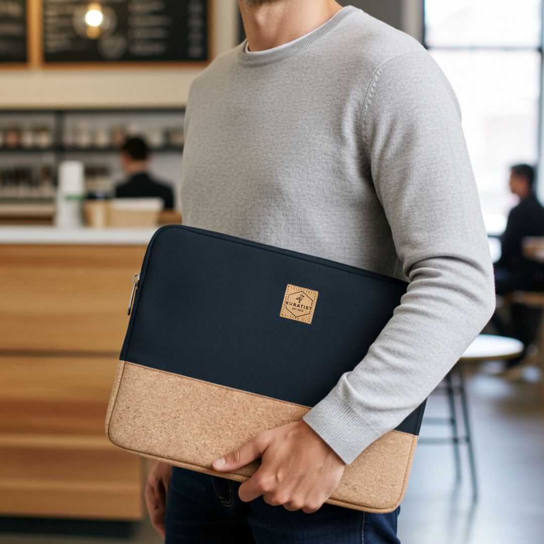 HUUS Laptoptasche - Laptoptaschen - Black Cork - Kuratist