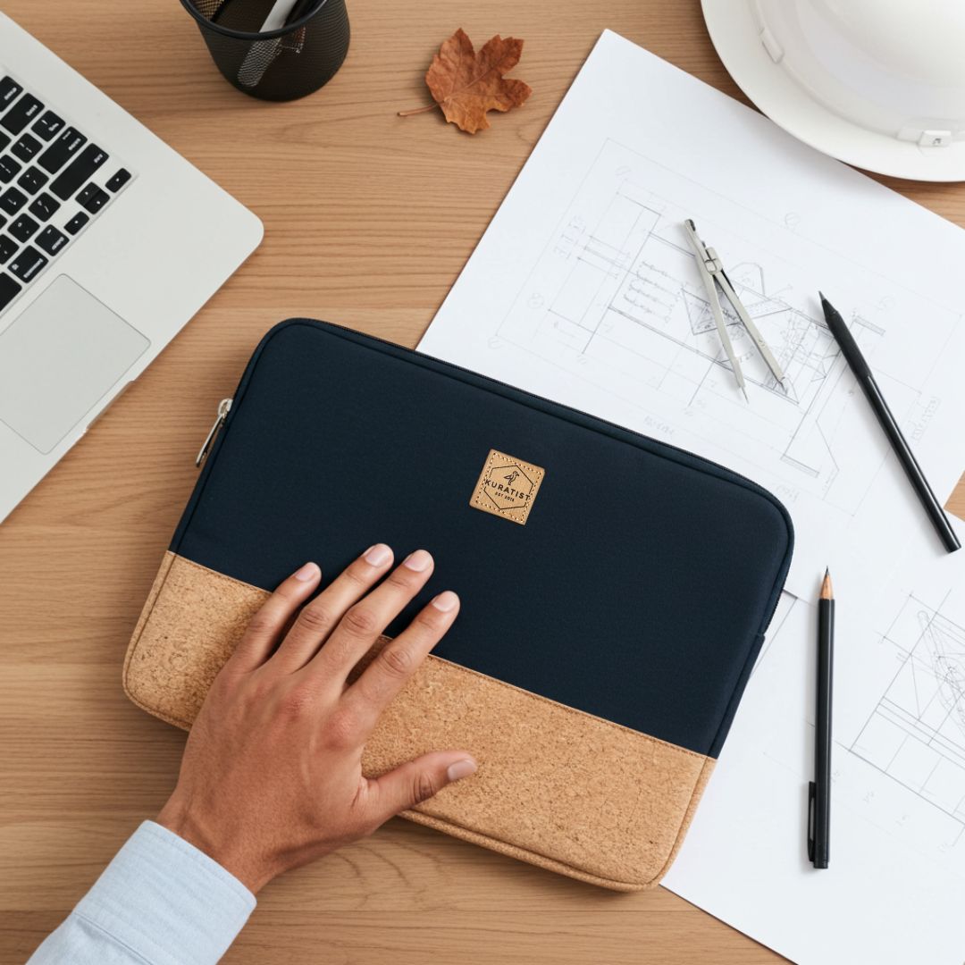 HUUS Laptoptasche - Laptoptaschen - Black Cork - Kuratist