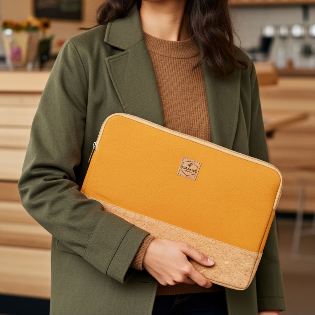 HUUS Laptoptasche - Laptoptaschen - Curry Cork - Kuratist