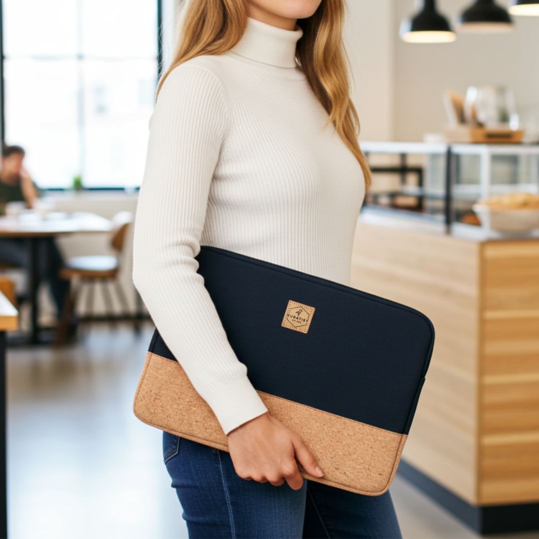 HUUS Laptoptasche - Laptoptaschen - Black Cork - Kuratist