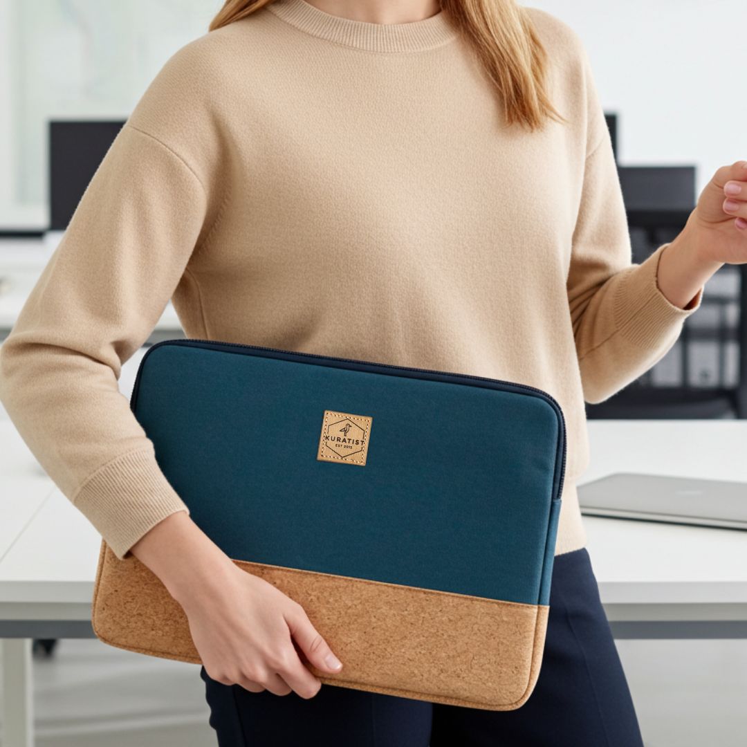 HUUS Laptoptasche - Laptoptaschen - Teal Cork - Kuratist