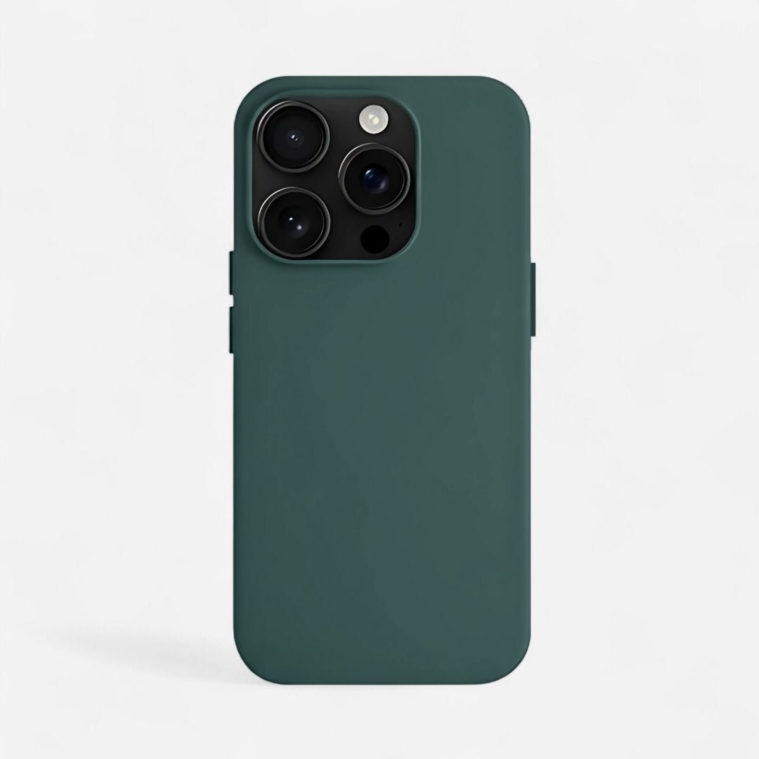 INA iPhone Silikonhülle mit MagSafe - Handyhüllen - Dark Green - Kuratist