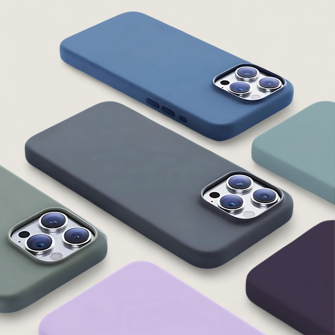 INA iPhone Silikonhülle mit MagSafe - Handyhüllen - Dark Blue - Kuratist