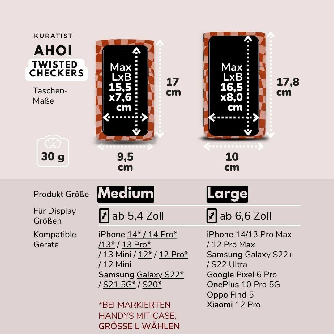 AHOI Handytasche - Handytaschen - Twisted Checkers - Kuratist
