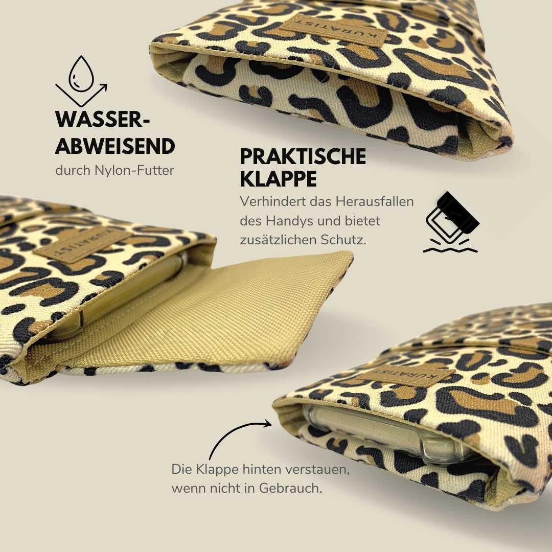 AHOI Handytasche - Handytaschen - Beige Leopard - Kuratist