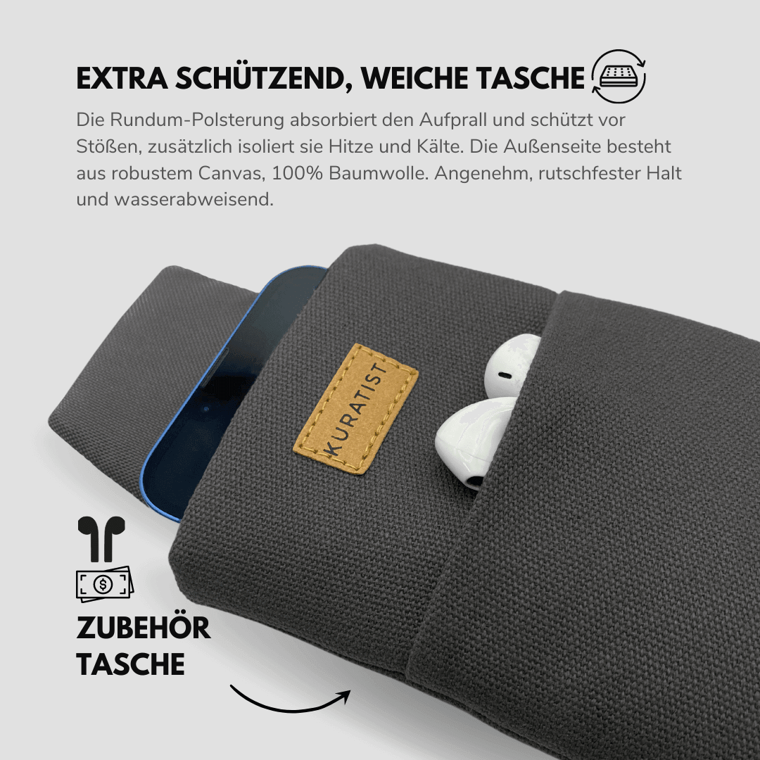 AHOI Handytasche - Handytaschen - Warm Charcoal - Kuratist