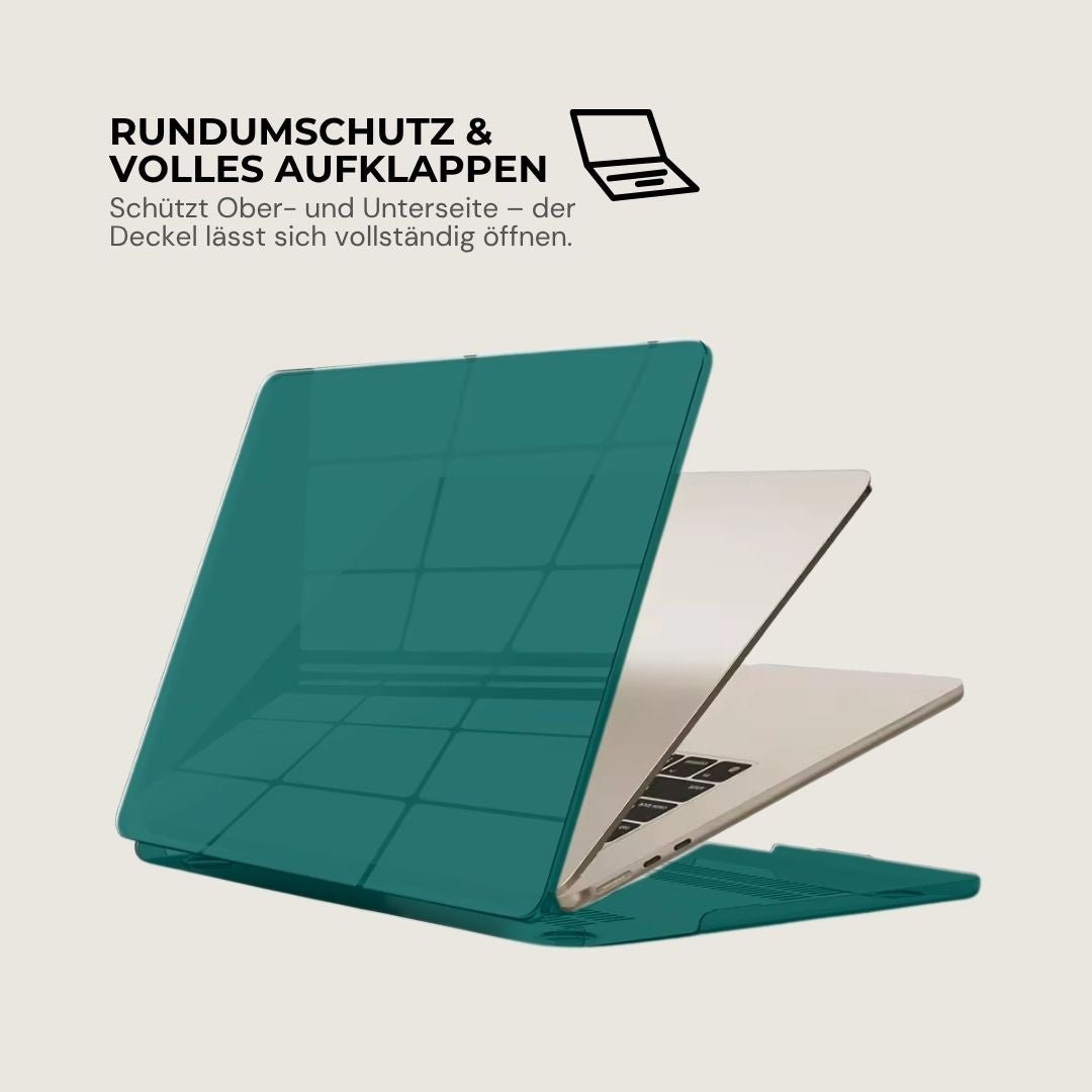 LYS Stoßfestes MacBook Bumper Case mit Kantenschutz - Laptophüllen - Matte Teal - Kuratist