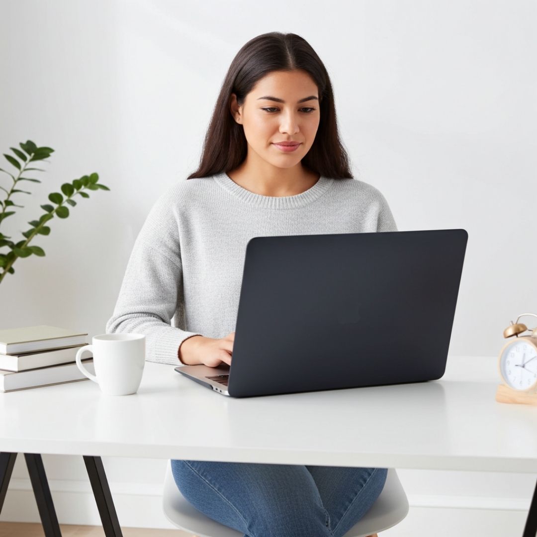 LYS Stoßfestes MacBook Bumper Case mit Kantenschutz - Laptophüllen - Matte Black - Kuratist