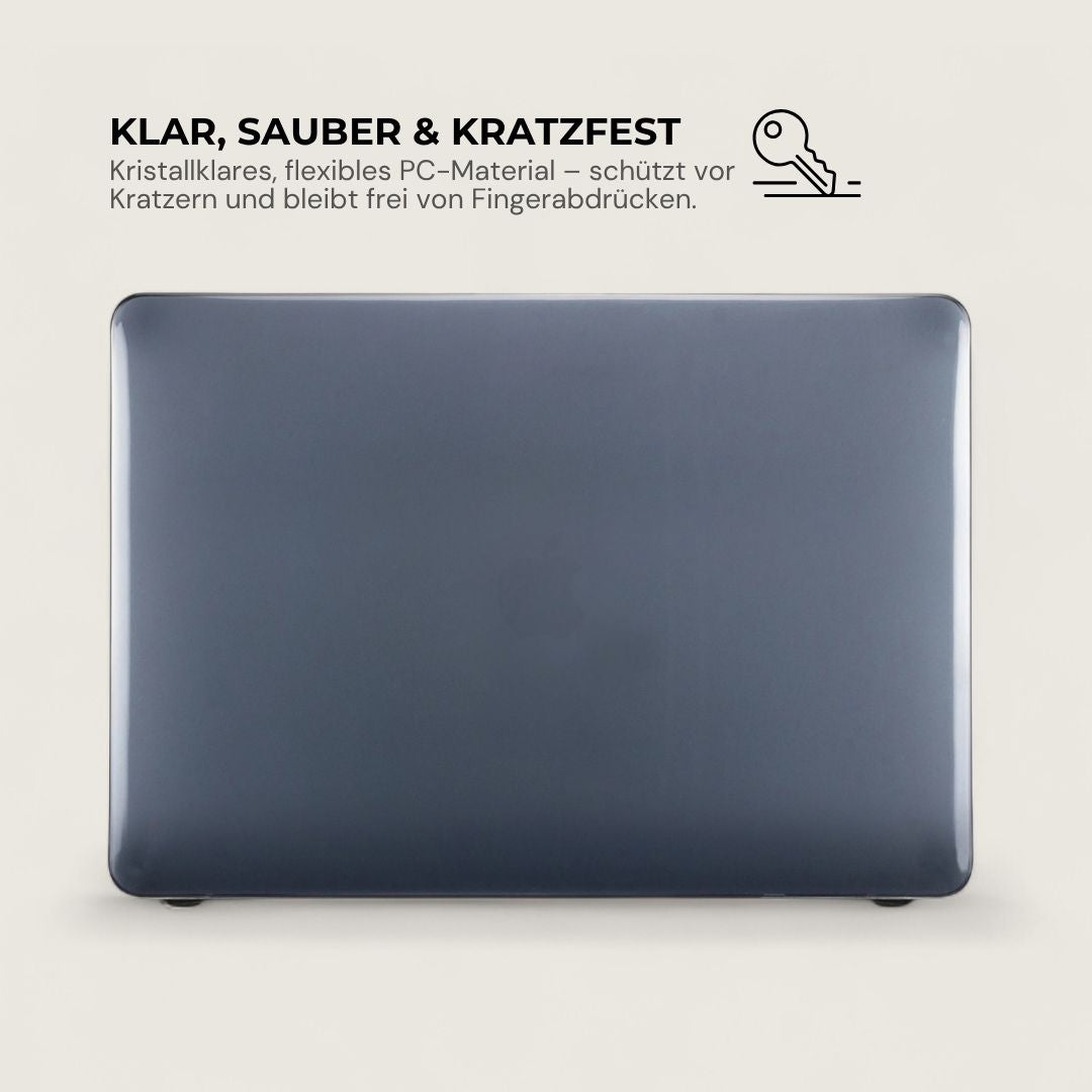 LYS Stoßfestes MacBook Bumper Case mit Kantenschutz - Laptophüllen - Crystal Black - Kuratist