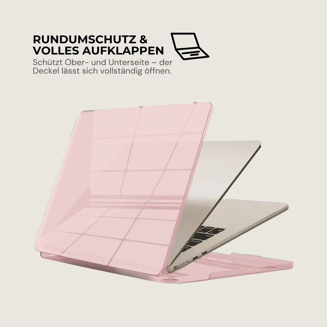 LYS Stoßfestes MacBook Bumper Case mit Kantenschutz - Laptophüllen - Matte New Pink - Kuratist