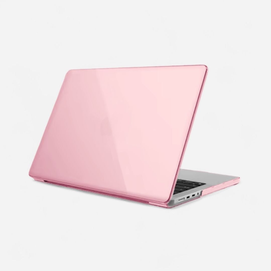 LYS Stoßfestes MacBook Bumper Case mit Kantenschutz - Laptophüllen - Crystal Pink - Kuratist