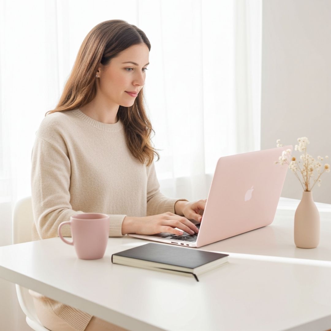 LYS Stoßfestes MacBook Bumper Case mit Kantenschutz - Laptophüllen - Matte New Pink - Kuratist