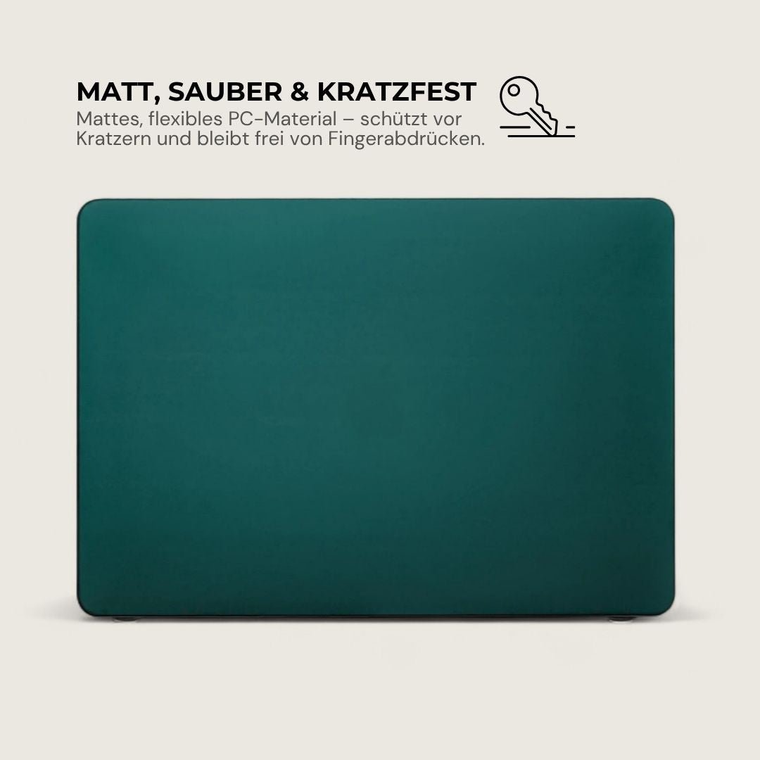 LYS Stoßfestes MacBook Bumper Case mit Kantenschutz - Laptophüllen - Matte Teal - Kuratist
