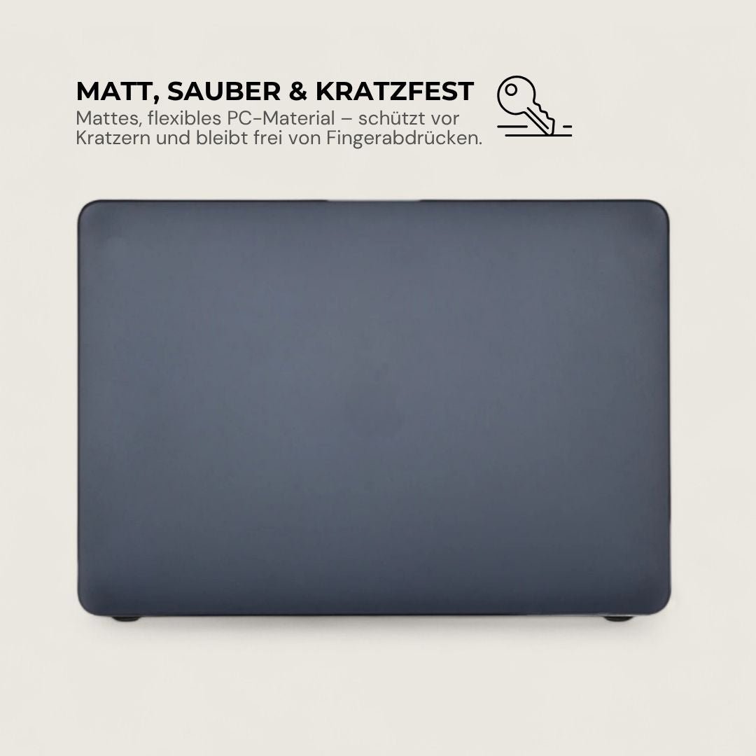 LYS Stoßfestes MacBook Bumper Case mit Kantenschutz - Laptophüllen - Matte Black - Kuratist