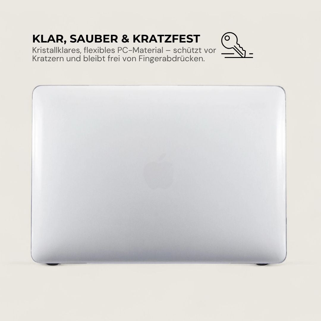 LYS Stoßfestes MacBook Bumper Case mit Kantenschutz - Laptophüllen - Crystal Clear - Kuratist